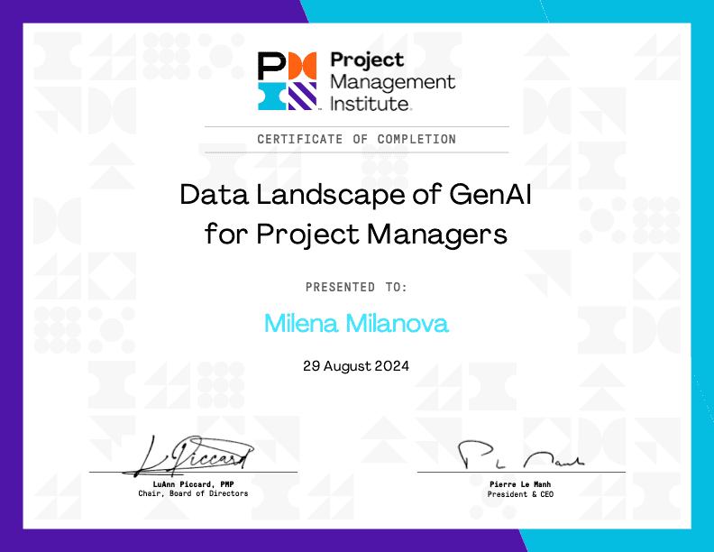 Data Landscape of GenAI for Project Managers